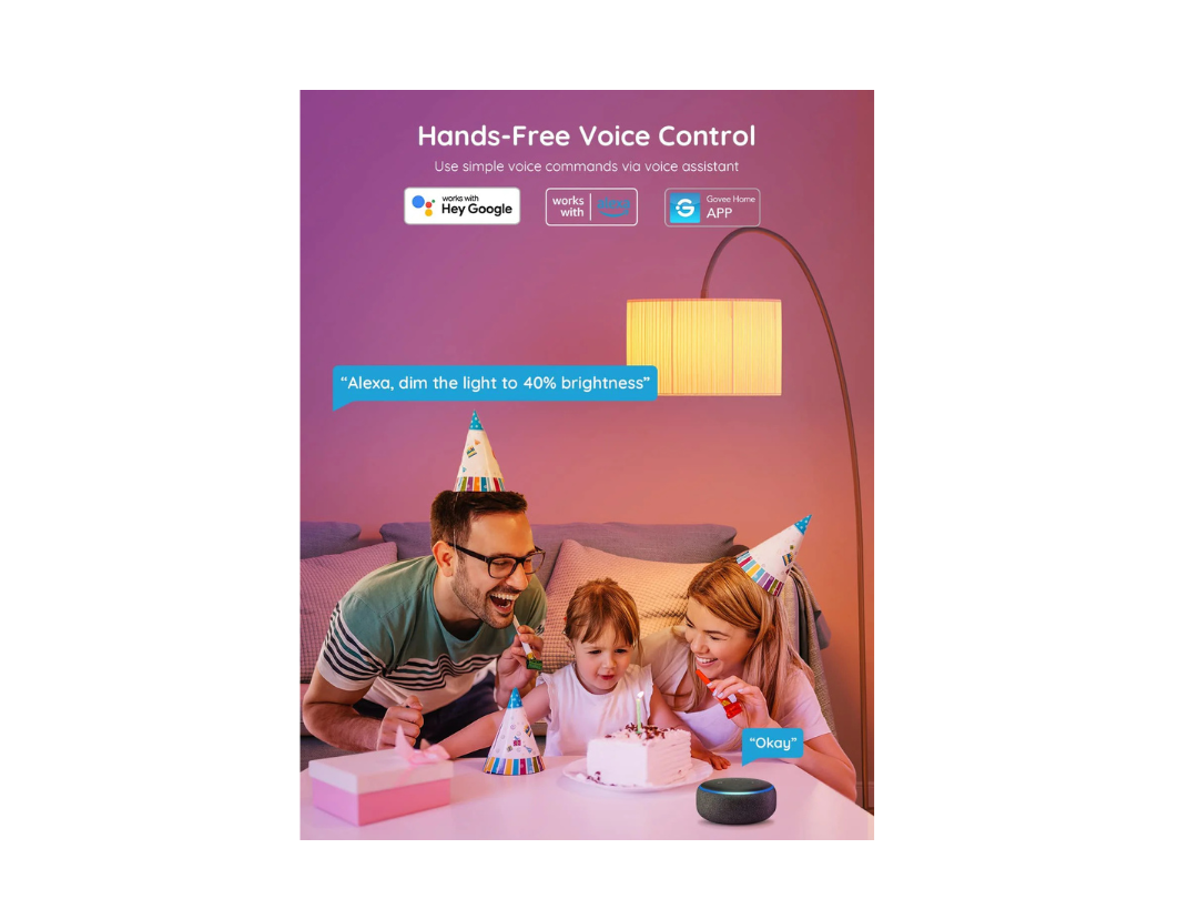 Govee Wi-Fi+ Bluetooth RGBWW Smart LED Bulb Govee Wi-Fi+ Bluetooth RGBWW Smart LED Bulb